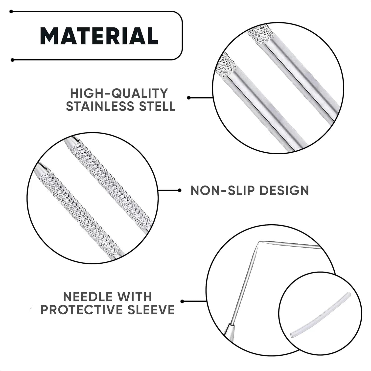 1/2/6pcs 7 Pins Needles Texture Ceramics Tools Set, Polymer Clay Sculpting, DIY Pottery Brush for Detailed Molding