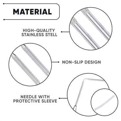1/2/6pcs 7 Pins Needles Texture Ceramics Tools Set, Polymer Clay Sculpting, DIY Pottery Brush for Detailed Molding