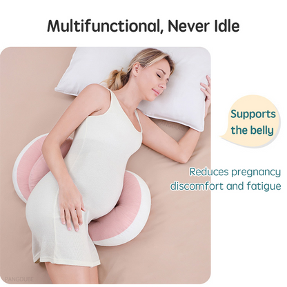 Pregnancy Pillow, Cotton Waist Support, Auxiliary Pillow for Pregnant Women Sleeping, Comfortable Body Pillow
