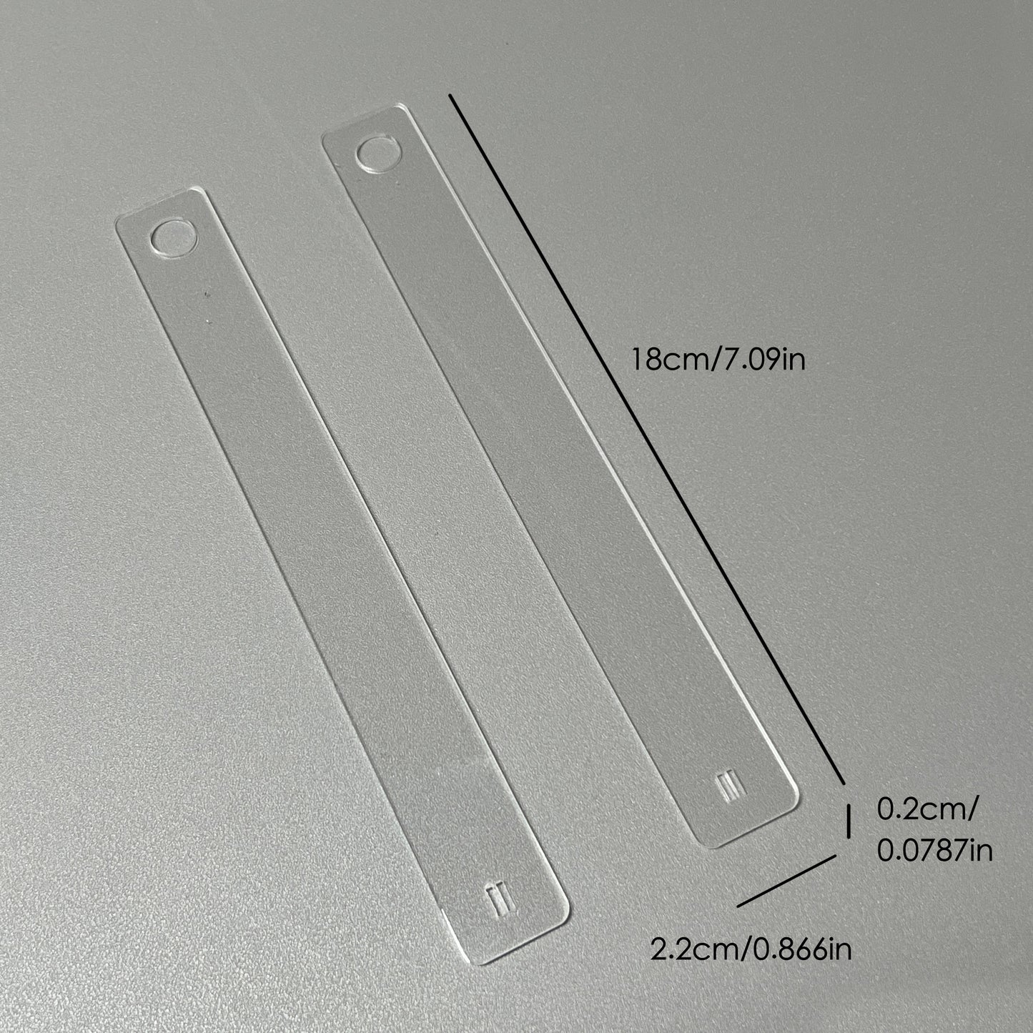Professional Acrylic Thickness Gauge, Essential Pottery Clay Tool for Precise Slab Rolling & Crafting