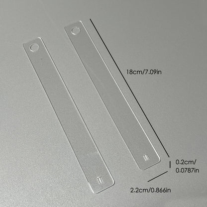 Professional Acrylic Thickness Gauge, Essential Pottery Clay Tool for Precise Slab Rolling & Crafting
