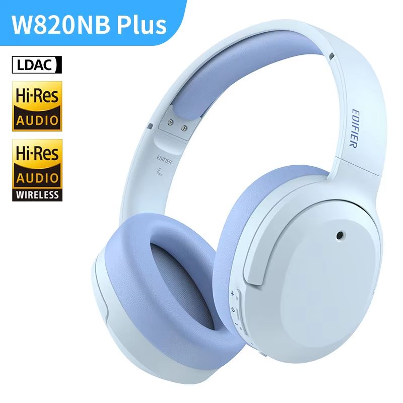 Edifier W820NB Plus Wireless Headphones  OverEar Bluetooth Headset With 43dB ANC HiRes LDAC  49H Pl 9