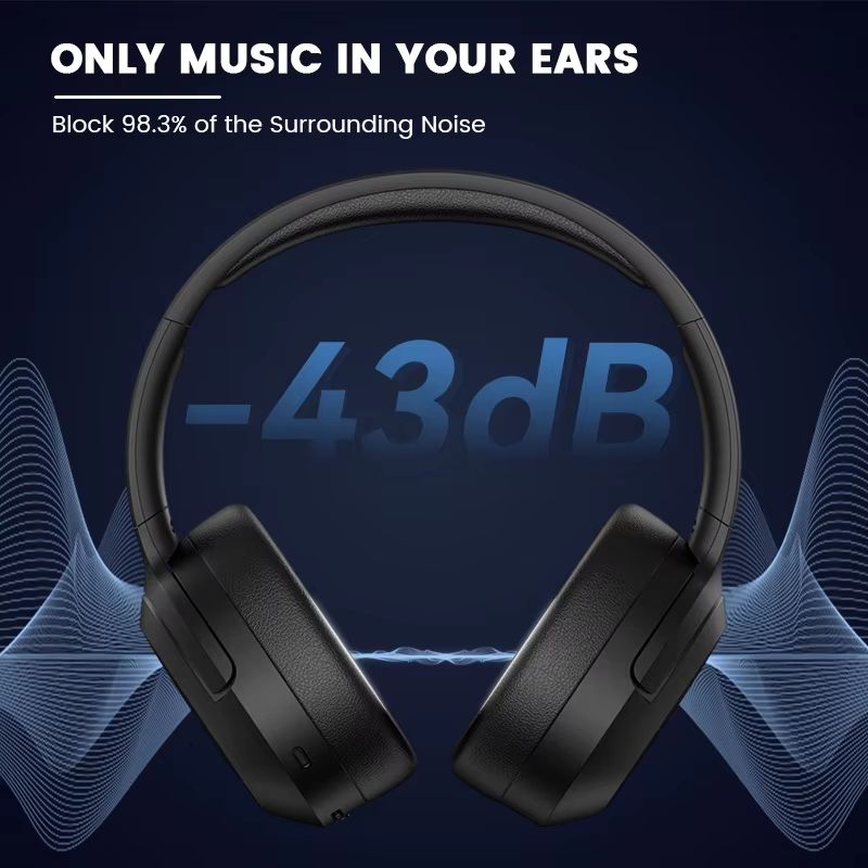 Edifier W820NB Plus Wireless Headphones  OverEar Bluetooth Headset With 43dB ANC HiRes LDAC  49H Pl 2