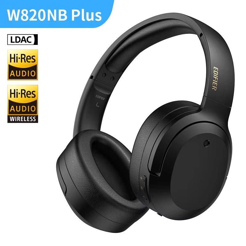 Edifier W820NB Plus Wireless Headphones  OverEar Bluetooth Headset With 43dB ANC HiRes LDAC  49H Pl 7