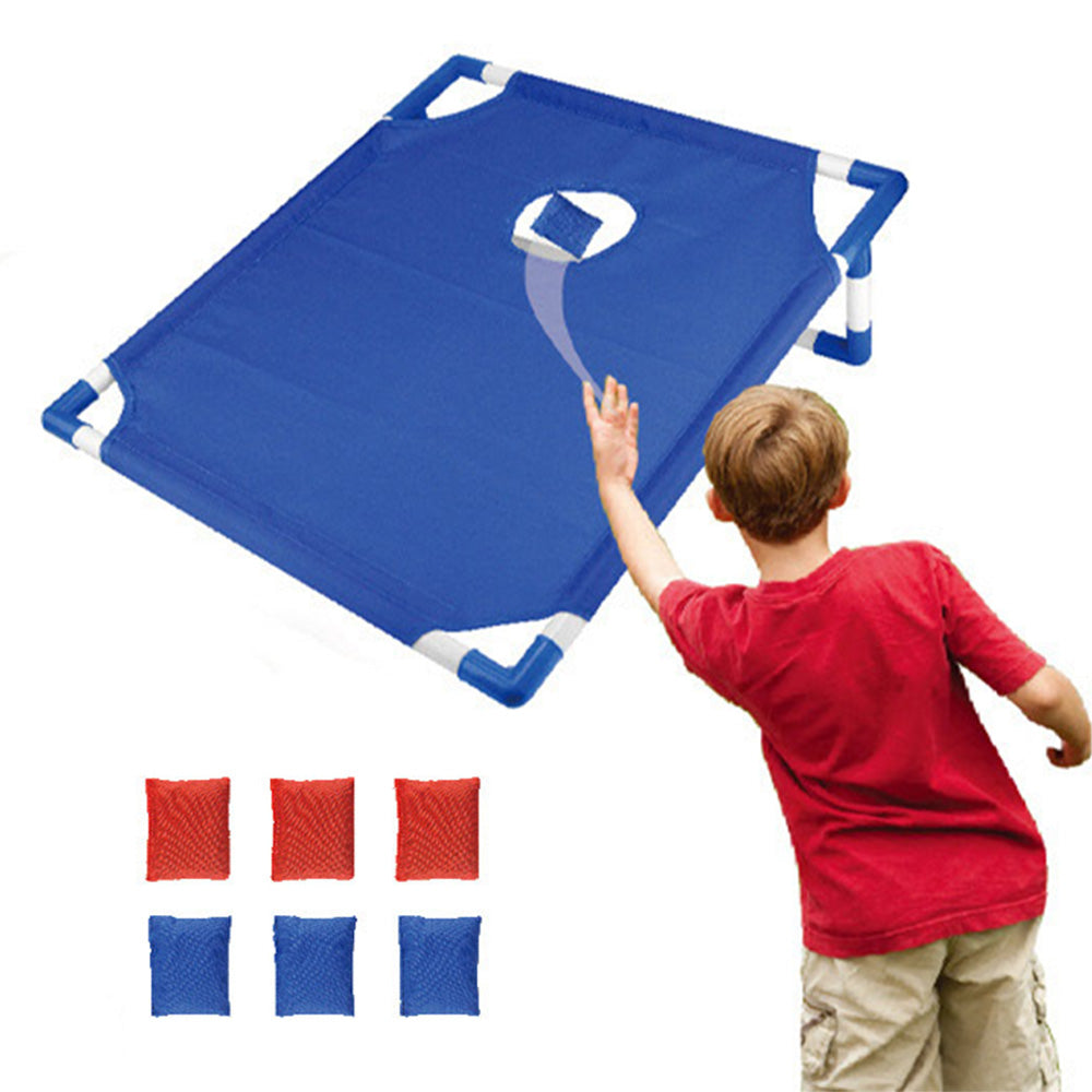 Portable Cornhole Set with Cornhole Game Board and Bean Bags, Lightweight Yard Toss Game for Outdoor Parties
