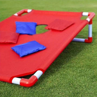 Portable Cornhole Set with Cornhole Game Board and Bean Bags, Lightweight Yard Toss Game for Outdoor Parties