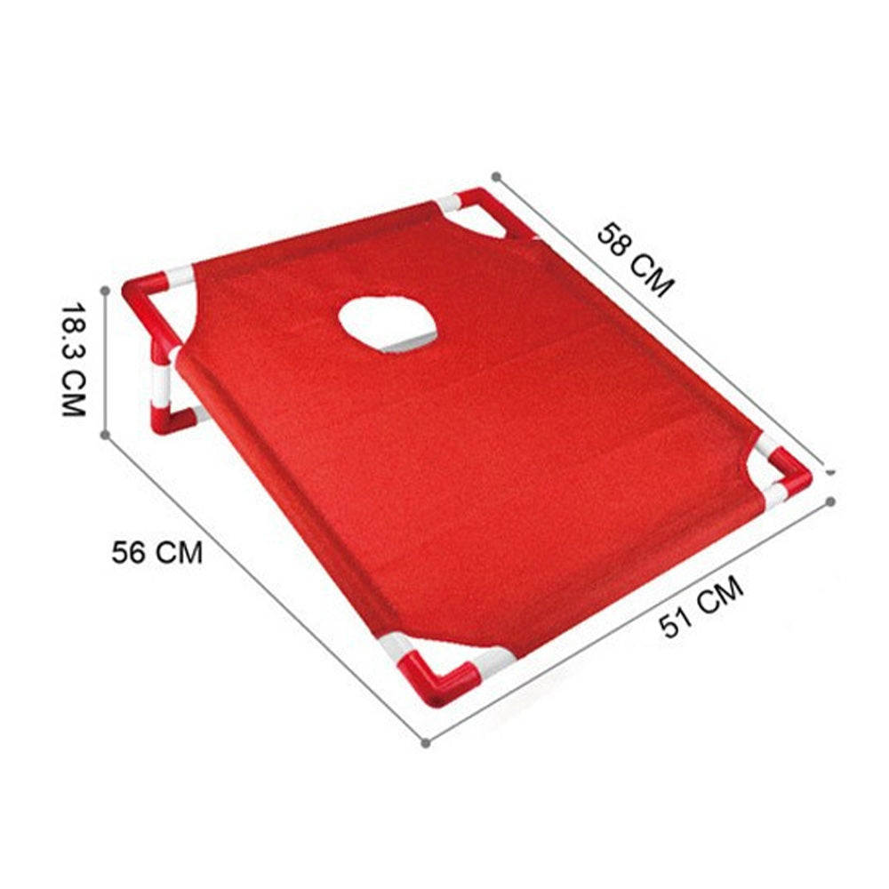 Portable Cornhole Set with Cornhole Game Board and Bean Bags, Lightweight Yard Toss Game for Outdoor Parties
