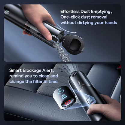 Baseus A5 Car Vacuum Cleaner  2in1 Powerful Wireless Handheld Vacuum With Strong Suction For Car  H 4