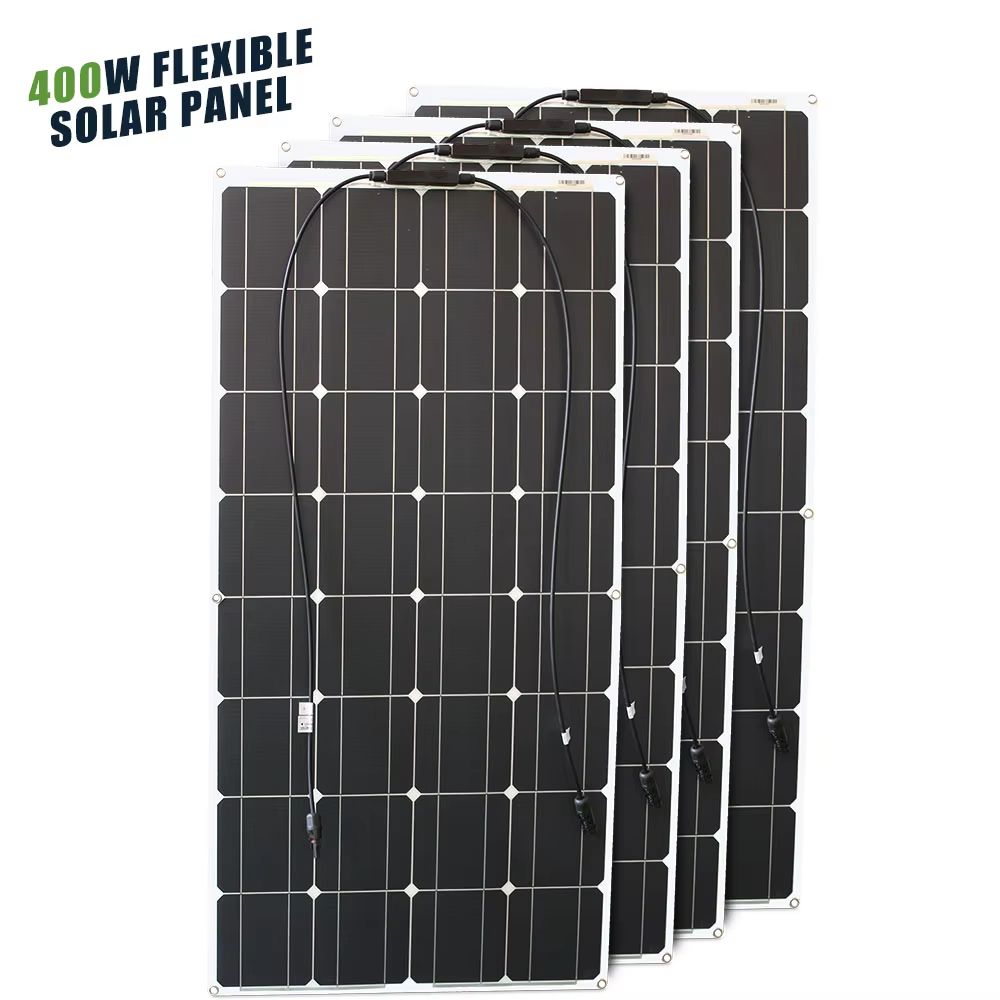 12V Flexible Solar Panel  100W600W Bendable Waterproof Monocrystalline Panel For RV Boat And Outdoo 9