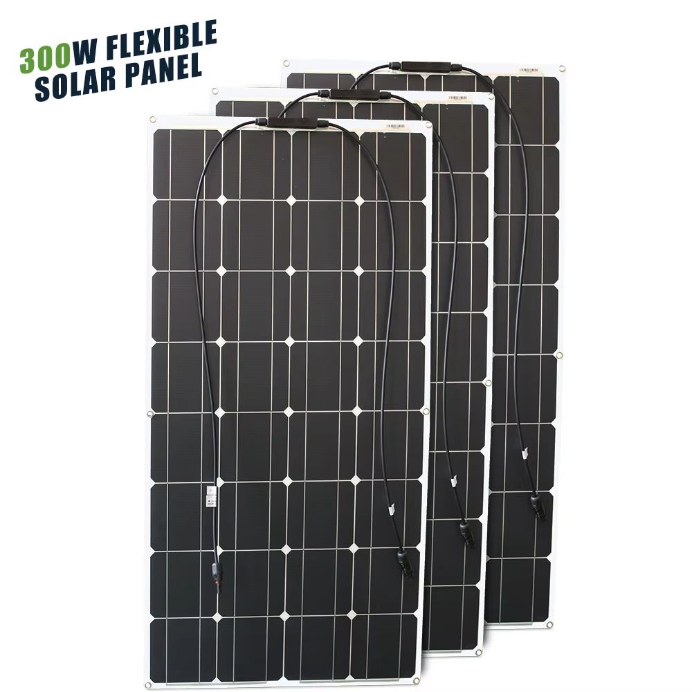 12V Flexible Solar Panel  100W600W Bendable Waterproof Monocrystalline Panel For RV Boat And Outdoo 10