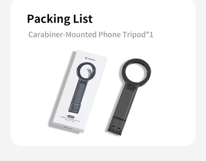 Ulanzi MA30 Carabiner Phone Tripod  DualSided Magnetic Tripod  Desk Mount For IPhone Vlogging Trave 6