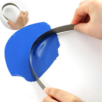 Professional Flexible Stainless Steel Clay Cutter Blade, DIY Pottery, Polymer Clay & Ceramic Tools for Precise Modeling