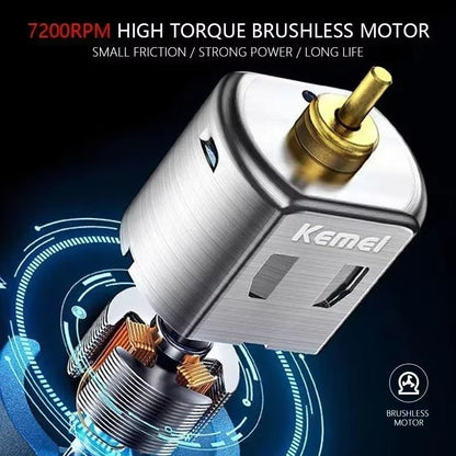 Kemei KM2299 Professional Hair Clipper  Mens Hair Trimmer  Haircut Machine With Precision Cutting B 4