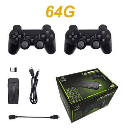 Retro Video Game Console Stick With 24G Wireless Controllers And 20000 Games 3