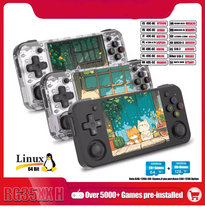 ANBERNIC RG35XX H Retro Handheld Game Console with IPS Screen and 5000+ Games