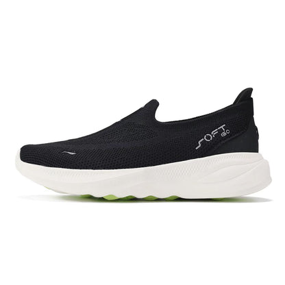 LiNing Womens SOFT GO 2 KNIT SlipOn Walking Shoes  Breathable Cushion Sneakers For Everyday Comfort 8
