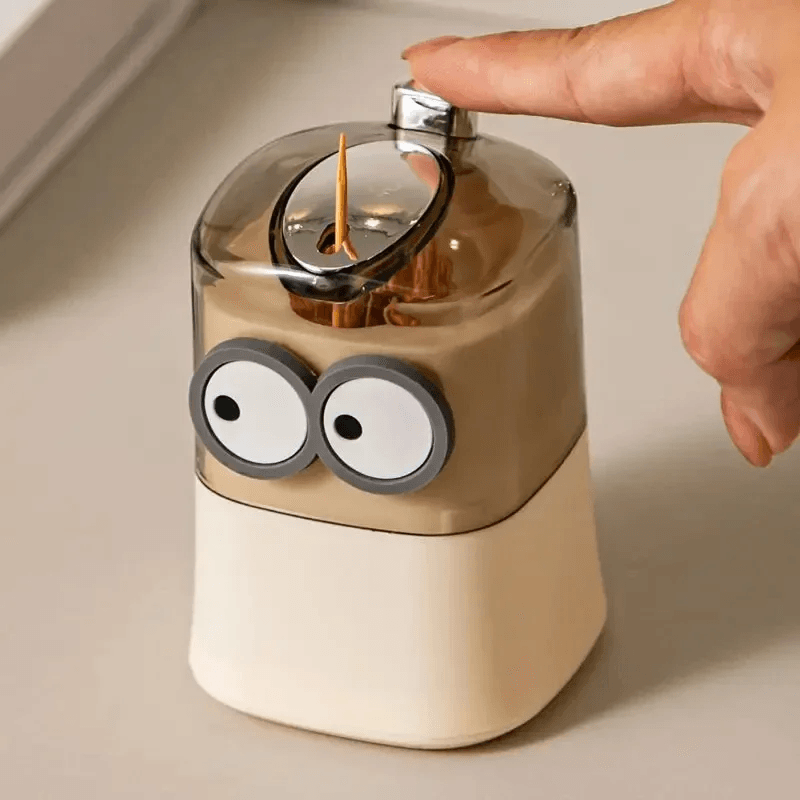 Automatic Popup Toothpick Holder Creative PushType Toothpick Storage Box For Dining Room  Kitchen 4