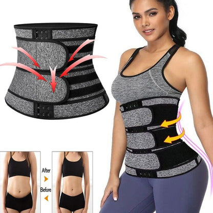 Neoprene Sweat Waist Trainer Corset Trimmer Belt for Workout and Back Support