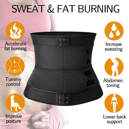 Neoprene Sweat Waist Trainer Corset Trimmer Belt For Workout And Back Support 2