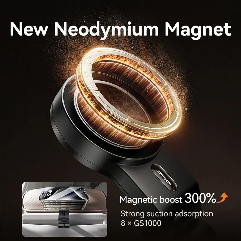 Joyroom Magnetic Travel Phone Holder Foldable Clamp Airplane Mount 4