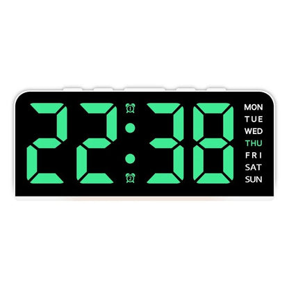 USB Powered Digital Alarm Clock With Mood Light Dual Alarm And Snooze 10