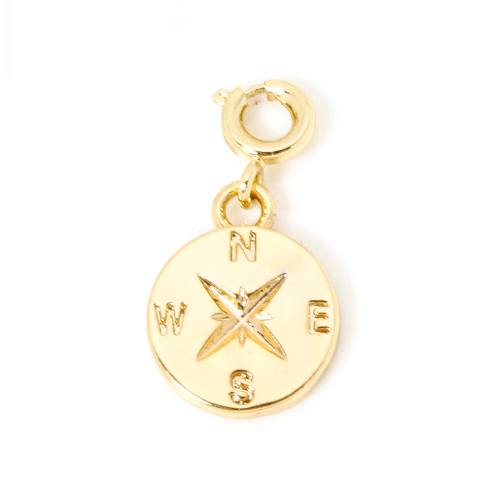 Gold Plated Brass Charms With Spring Ring Clasp Heart  Horseshoe Pendants For DIY Necklace  Bracele