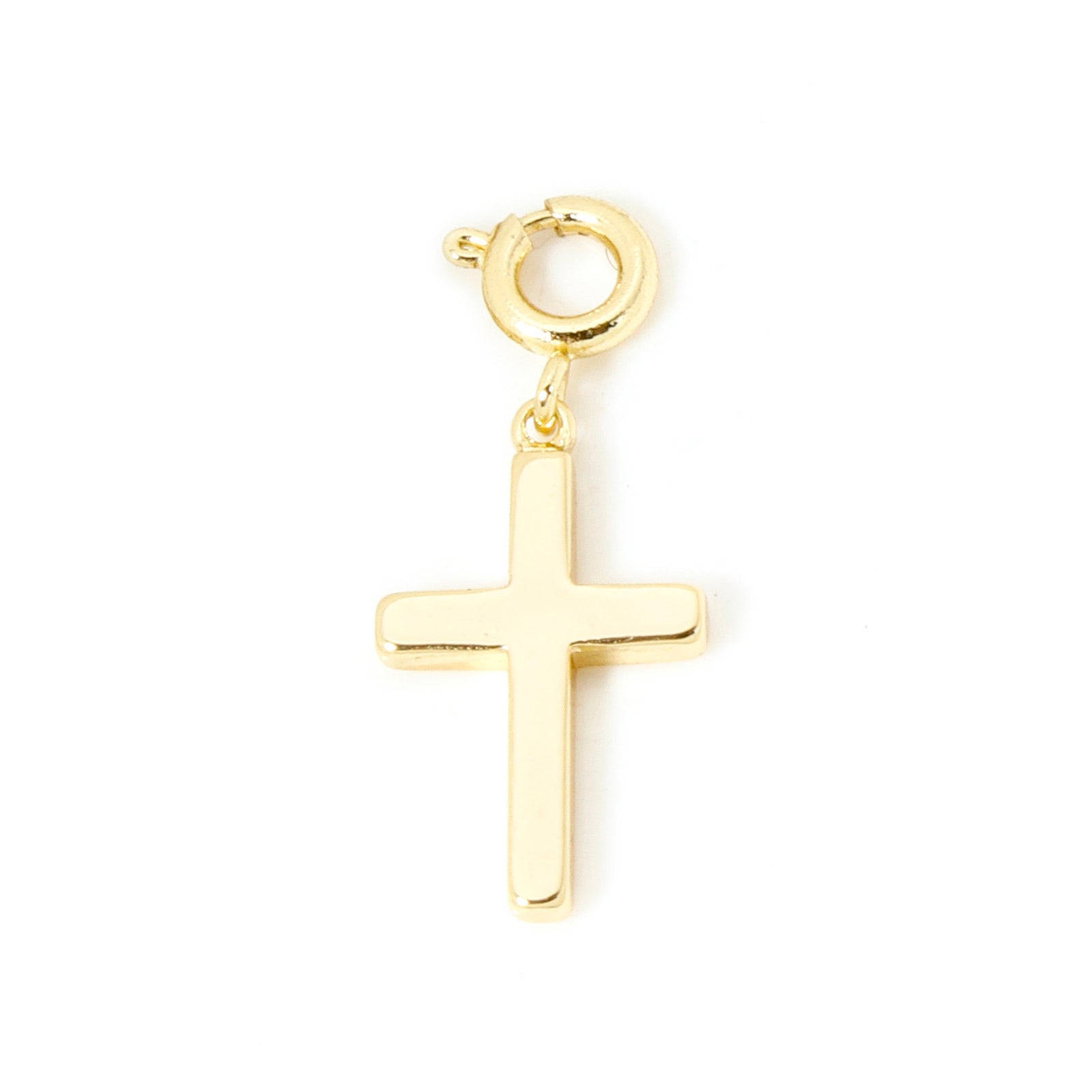 Gold Plated Brass Charms With Spring Ring Clasp Heart  Horseshoe Pendants For DIY Necklace  Bracele