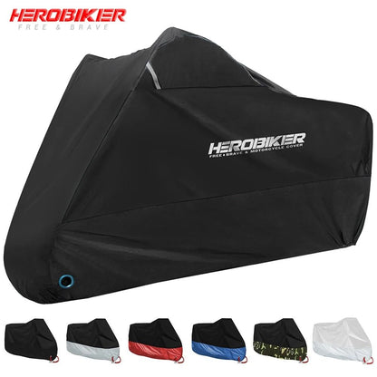 Waterproof Motorcycle Cover Dustproof UV Protective Indoor Outdoor Scooter Cover