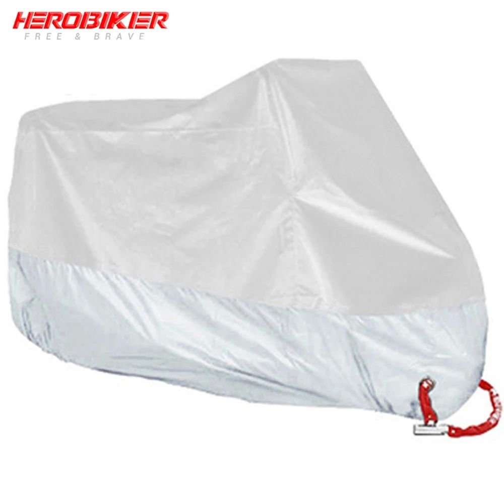 Waterproof Motorcycle Cover Dustproof UV Protective Indoor Outdoor Scooter Cover 9