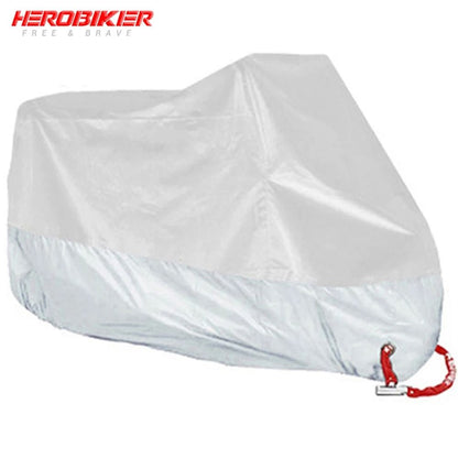 Waterproof Motorcycle Cover Dustproof UV Protective Indoor Outdoor Scooter Cover 9