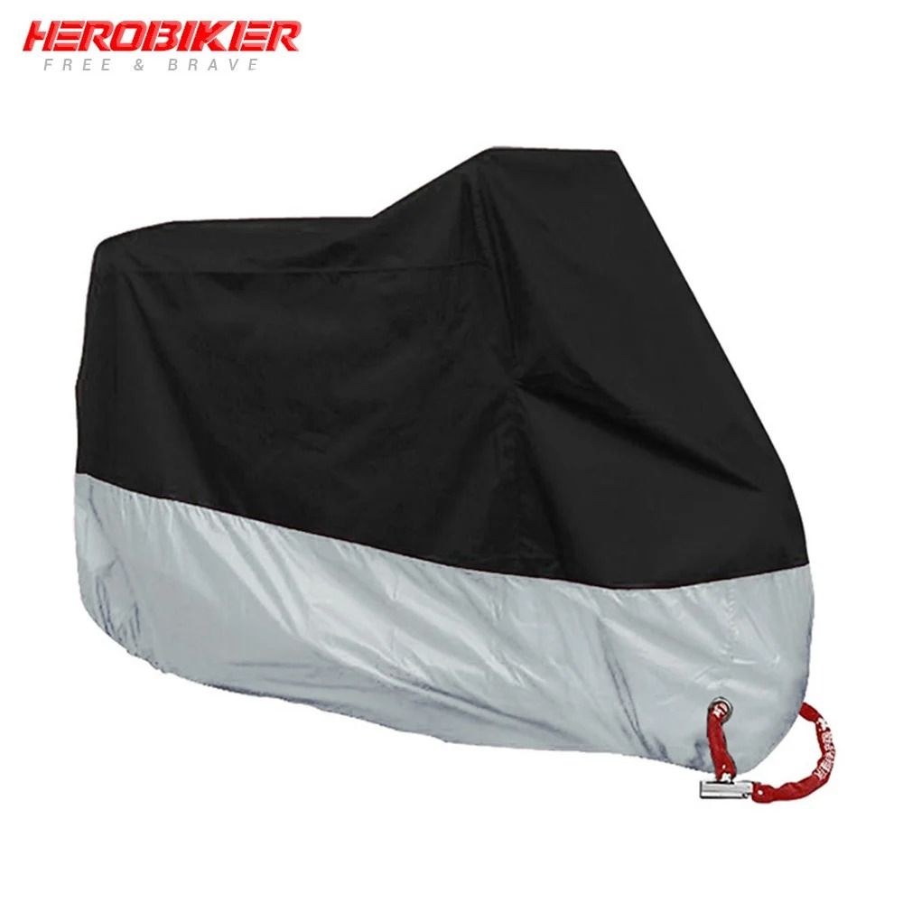 Waterproof Motorcycle Cover Dustproof UV Protective Indoor Outdoor Scooter Cover 12