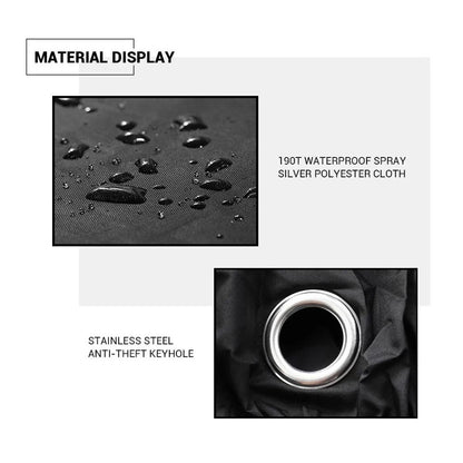 Waterproof Motorcycle Cover Dustproof UV Protective Indoor Outdoor Scooter Cover 4