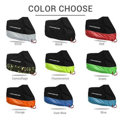 Waterproof Motorcycle Cover Dustproof UV Protective Indoor Outdoor Scooter Cover 5