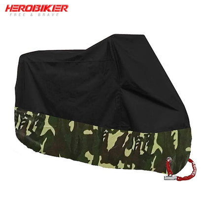 Waterproof Motorcycle Cover Dustproof UV Protective Indoor Outdoor Scooter Cover 7