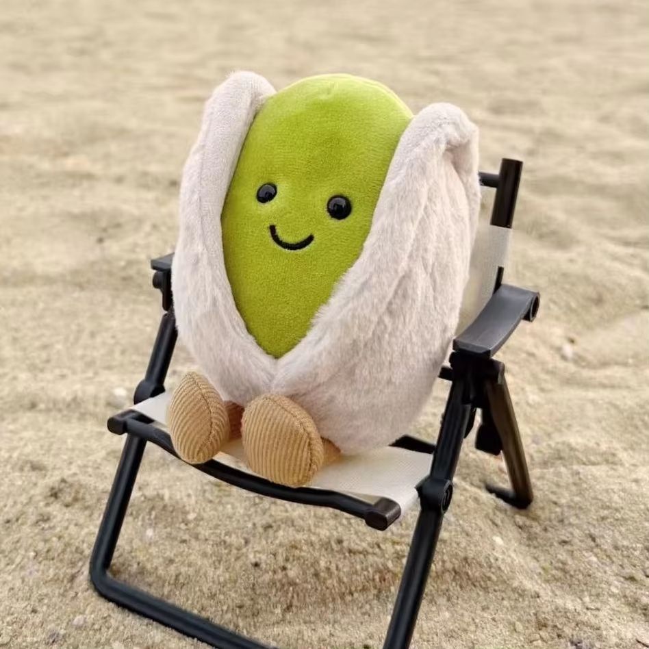 Adorable Stuffed Pistachio Doll by JELLYCAT,12cm Lovely Plushie Toy,Cute Living Room Decoration & Collectible Gift