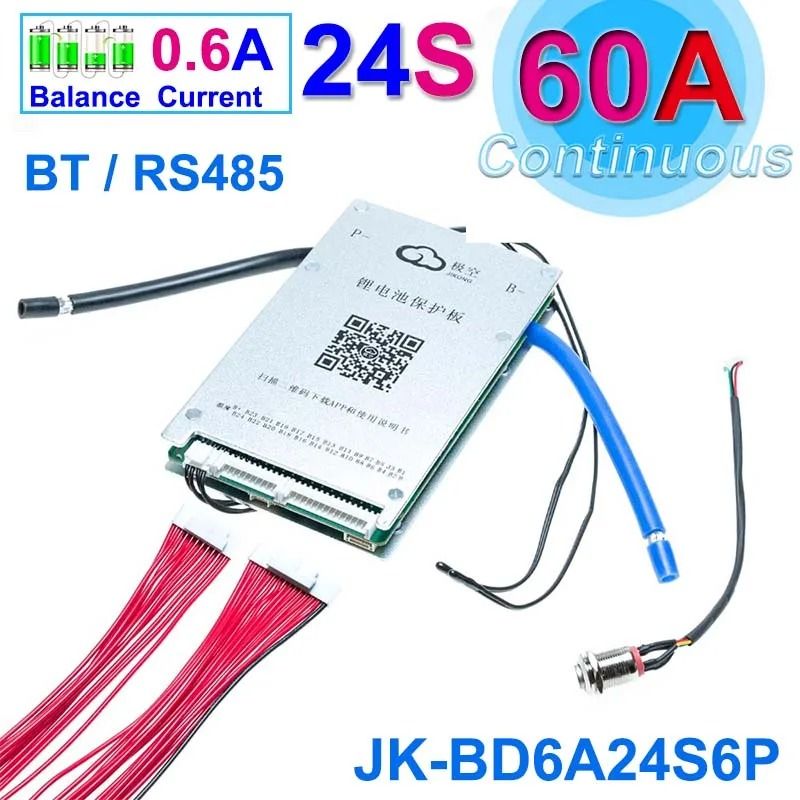Smart Bluetooth Active Balance BMS For LiIon LiFePo4 LTO Batteries 4S24S 200A300A 11