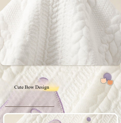 Cute Fall And Winter Baby Pure Cotton Onesie Newborn Boys Girls Warm Jumpsuit Clip Cotton Models Soft Infant Clothing