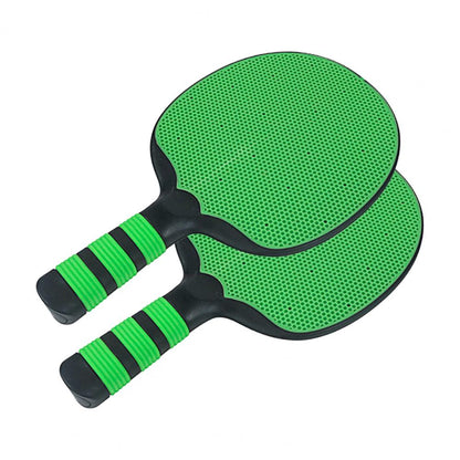 Silicone Ping Pong Paddles Set 4Player Table Tennis Rackets With Ergonomic Handle Beginner Pingpong 3