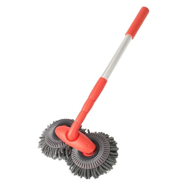 Car Wash Mop Long Handle Retractable Cleaning Brush With Microfiber Head For Cars Boats RV Trucks 6