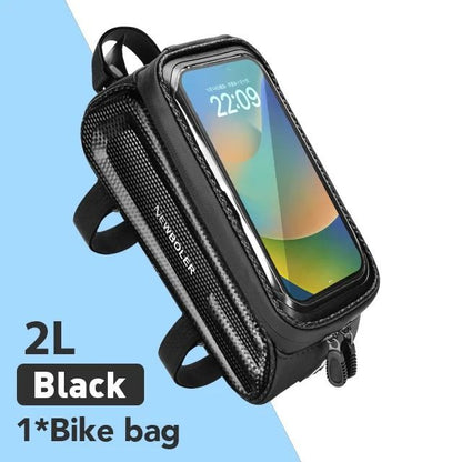Waterproof Bicycle Frame Bag With Touch Screen Phone Case For 65 Inch Devices 7