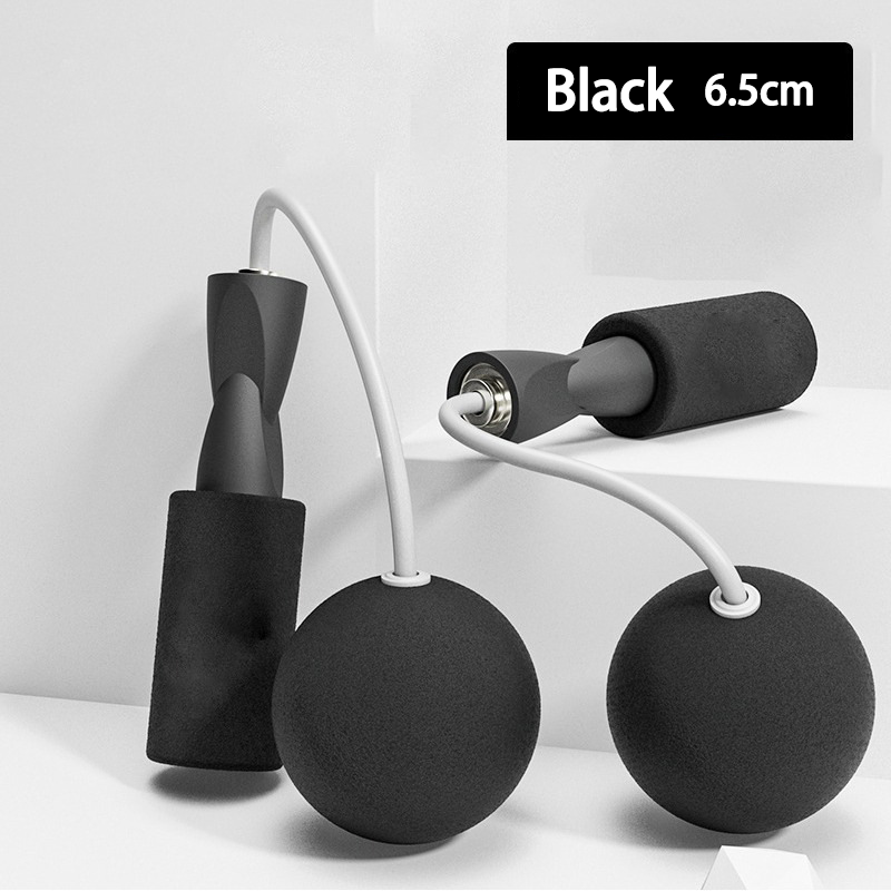 Fitness Jump Rope With Big Ball, Heavy Cordless Skipping Rope for Fat Burning, Suitable for Household Indoor Sports