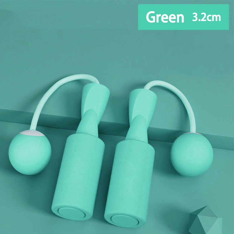 Fitness Jump Rope With Big Ball, Heavy Cordless Skipping Rope for Fat Burning, Suitable for Household Indoor Sports