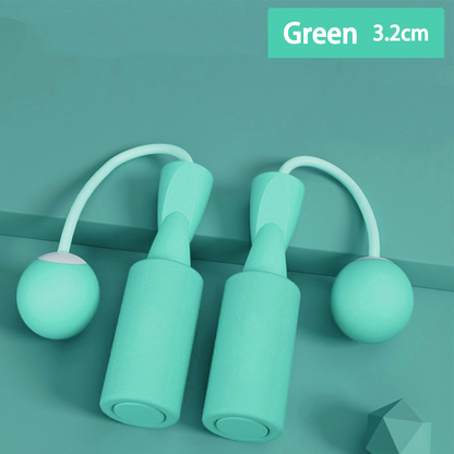 Fitness Jump Rope With Big Ball, Heavy Cordless Skipping Rope for Fat Burning, Suitable for Household Indoor Sports