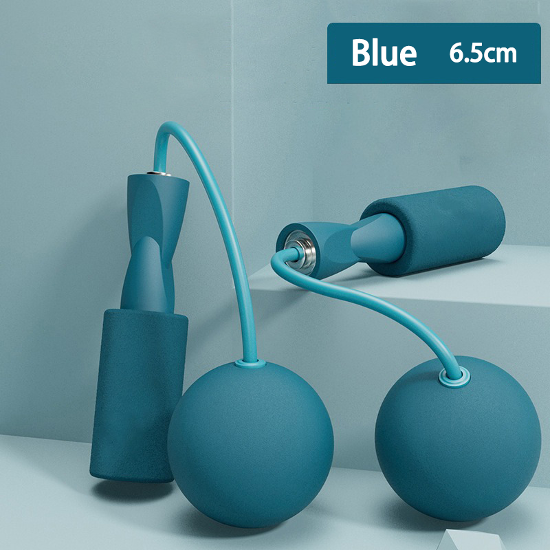 Fitness Jump Rope With Big Ball, Heavy Cordless Skipping Rope for Fat Burning, Suitable for Household Indoor Sports