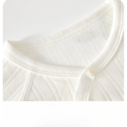 4 Season Long Sleeve Onesie Newborn Baby Clothes Seamless Cotton Romper 0-12M, Stretchy Cozy Infant Jumpsuit