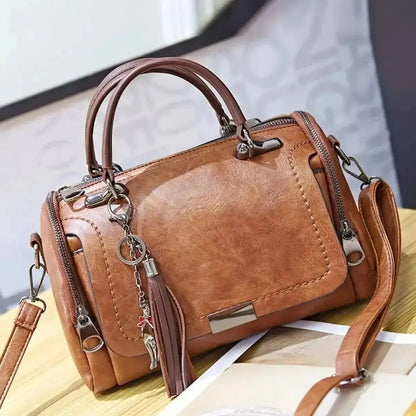 Elegant Tassel Shoulder Handbag With Large Capacity 7