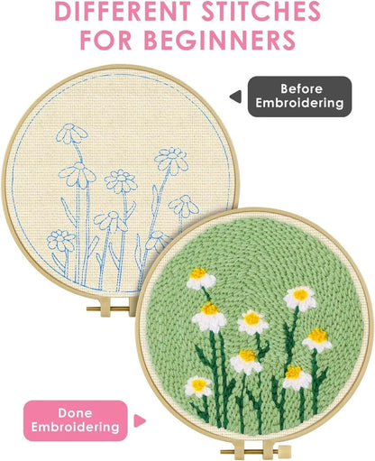 Animal Punch Needle Embroidery Craft Kit For Beginners 2