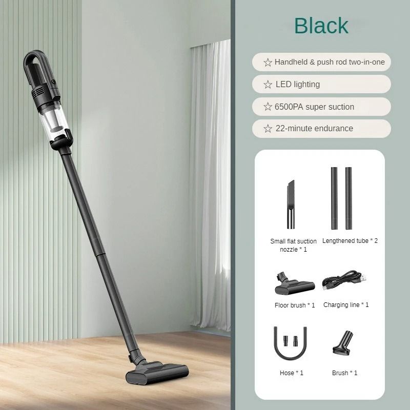 Wireless Car Vacuum Cleaner 6500Pa Handheld Portable With Metal Filter 10
