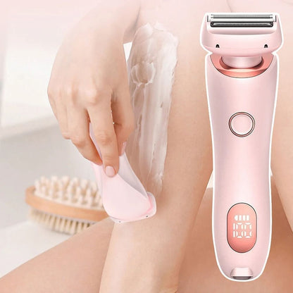 Waterproof 2 In 1 Bikini And Underarm Face Shaver For Women 1