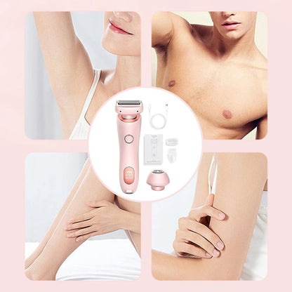 Waterproof 2 In 1 Bikini And Underarm Face Shaver For Women 3